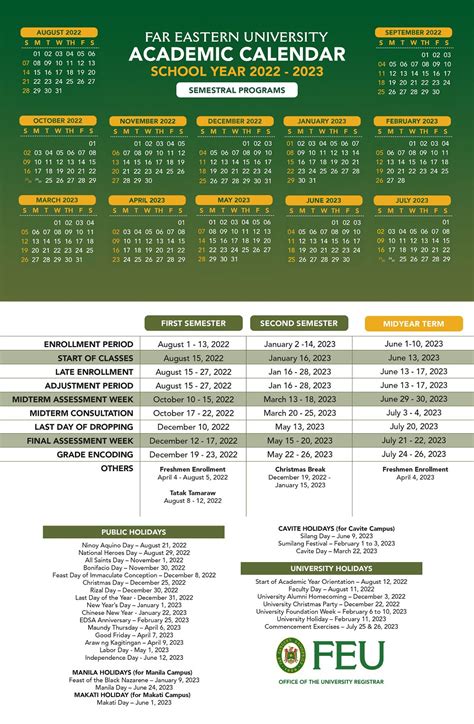 feu enrollment schedule 2023|FEU Admissions .